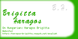 brigitta haragos business card